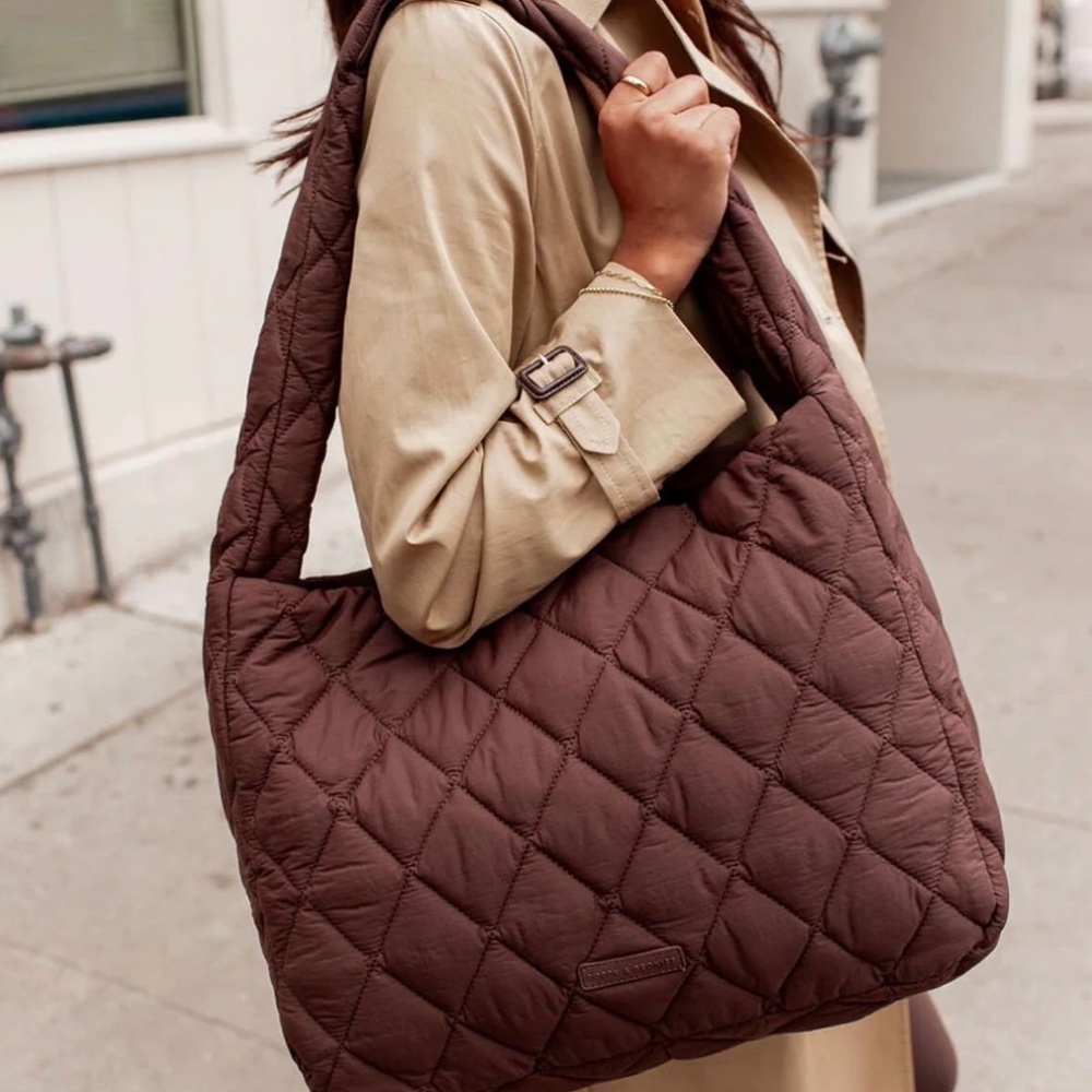 Poppy & Peonies Haul It Bag - Espresso